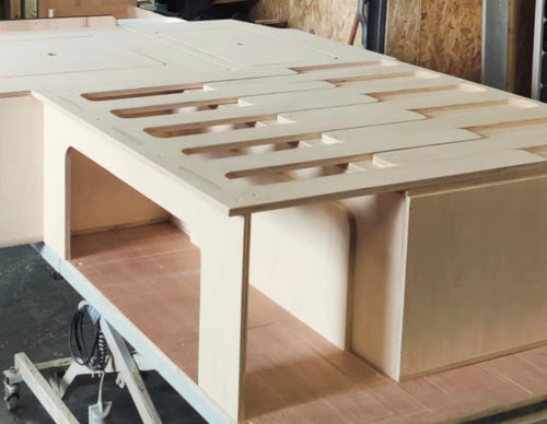 Banquette lit peigne 180x140